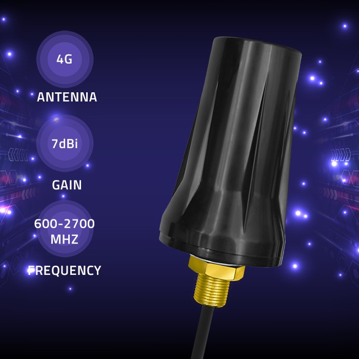 Qoltec Antena 4G LTE DUAL | 7dBi | dookólna | zewnętrzna widok 3