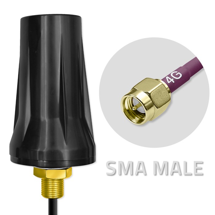 Qoltec Antena 4G LTE DUAL | 7dBi | dookólna | zewnętrzna widok 4