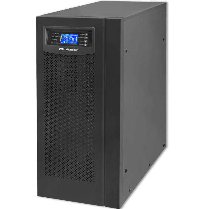 Qoltec Zasilacz awaryjny UPS On-line | Pure Sine Wave | 6kVA | 4.8kW | LCD | USB widok 2